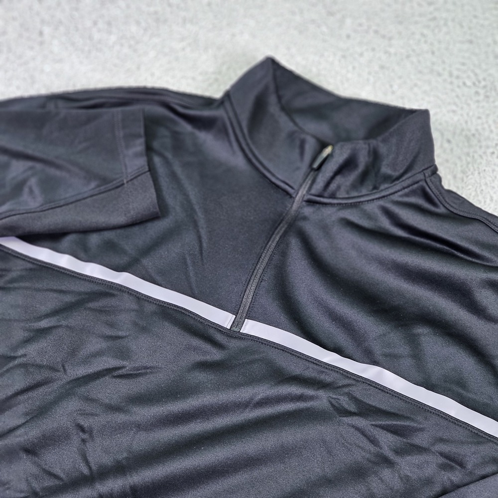 Nike Golf Sweatshirt Therma-Fit XL Black 1/4 Zip Pullover Tour Performance